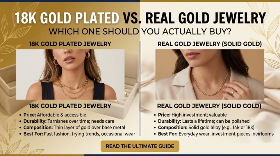 18k Gold Plated Means: Is It Real Gold or Fake?