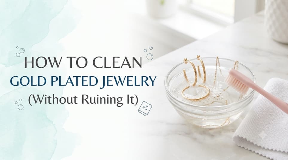 How to Clean Gold Plated Jewellery at Home (Without Ruining It)