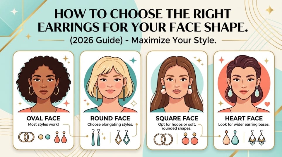 How to Choose Earrings for Your Face Shape
